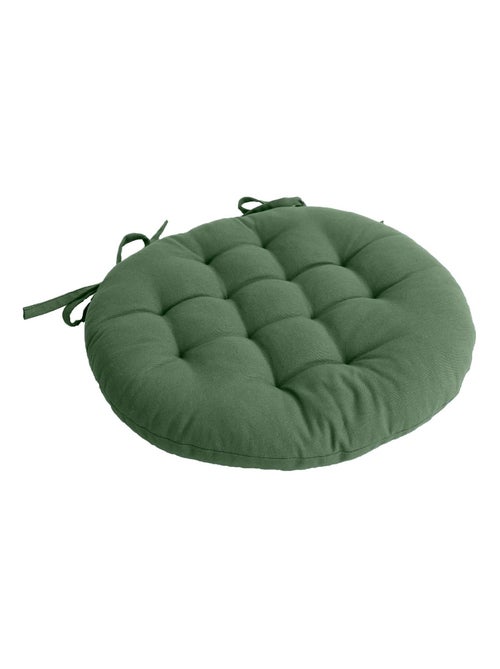 Galette de chaise ronde matelassée en coton PANAMA - Kiabi Galette de chaise ronde matelassée en coton PANAMA - Kiabi