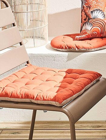 Galette de chaise ronde matelassée VALAYANS