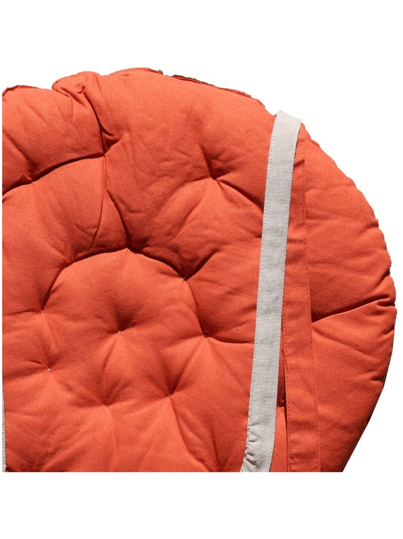 Galette de chaise ronde matelassée VALAYANS Orange - Kiabi