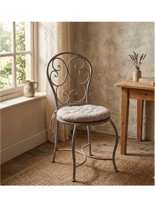Galette de chaise ronde Panama - Kiabi