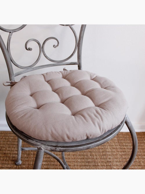 Galette de chaise ronde Panama - Kiabi