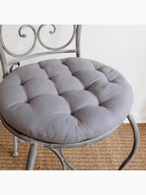 Galette de chaise ronde Panama - Kiabi