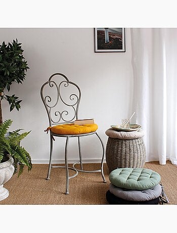 Galette de chaise ronde Panama