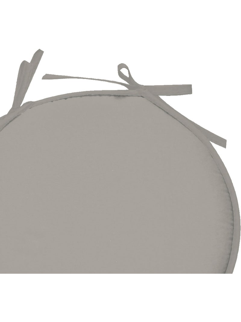 Galette de chaise ronde unie aux multiples couleurs Lin - Kiabi