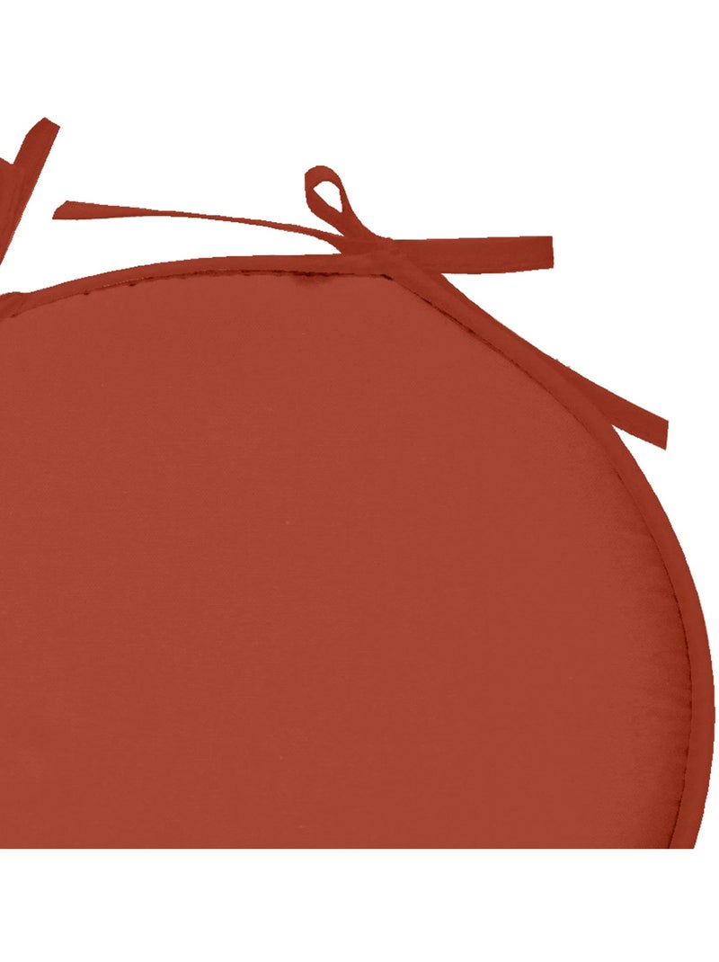 Galette de chaise ronde unie aux multiples couleurs Terracotta - Kiabi