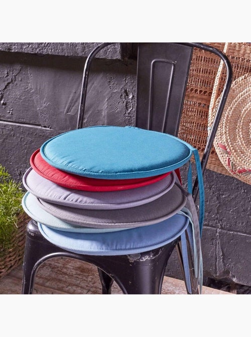 Galette de chaise ronde Unie Pop color - Kiabi