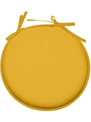 Galette de chaise ronde Unie Pop color