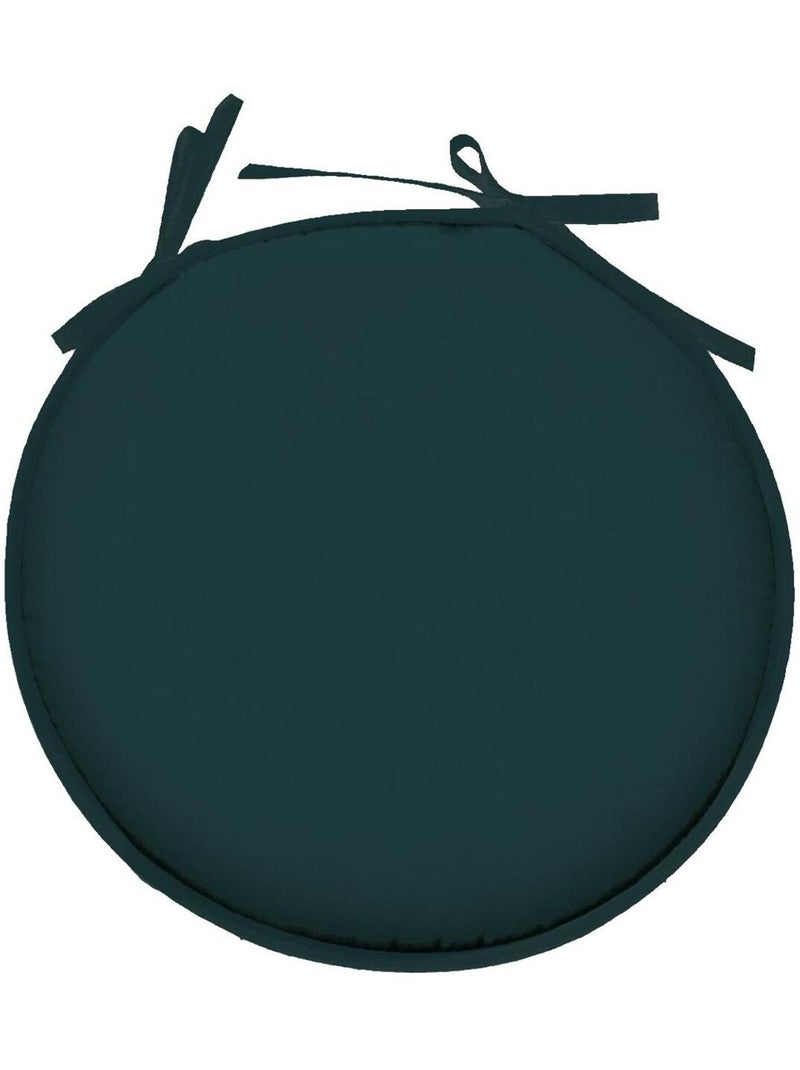 Galette de chaise ronde Vert foncé - Kiabi