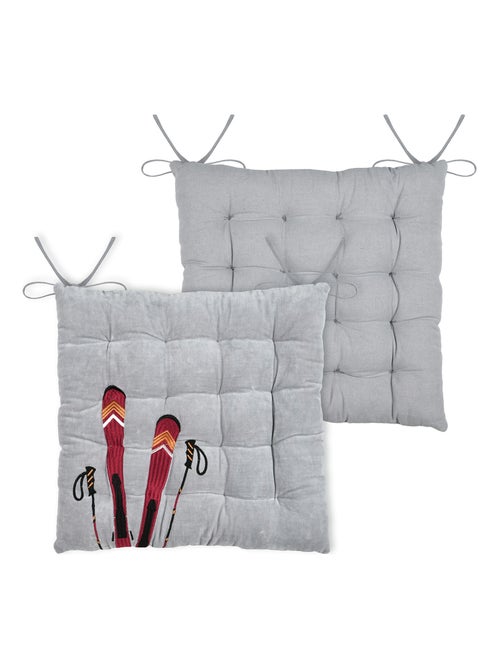 Galette de chaise ski en coton - Kiabi