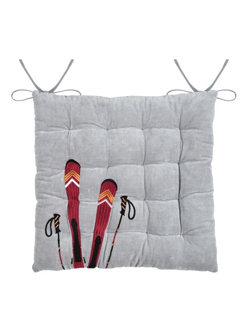 Galette de chaise ski en coton - Kiabi