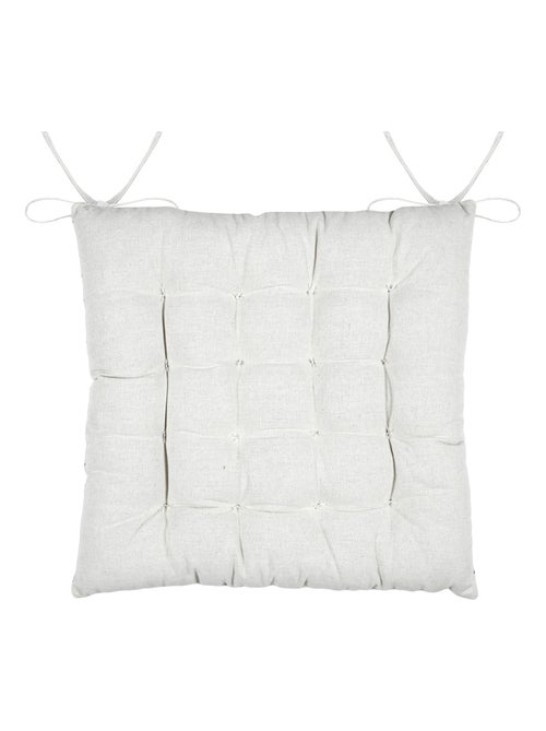 Galette de chaise style campagne chic - Kiabi