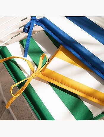Galette de chaise SUMMER STRIPES