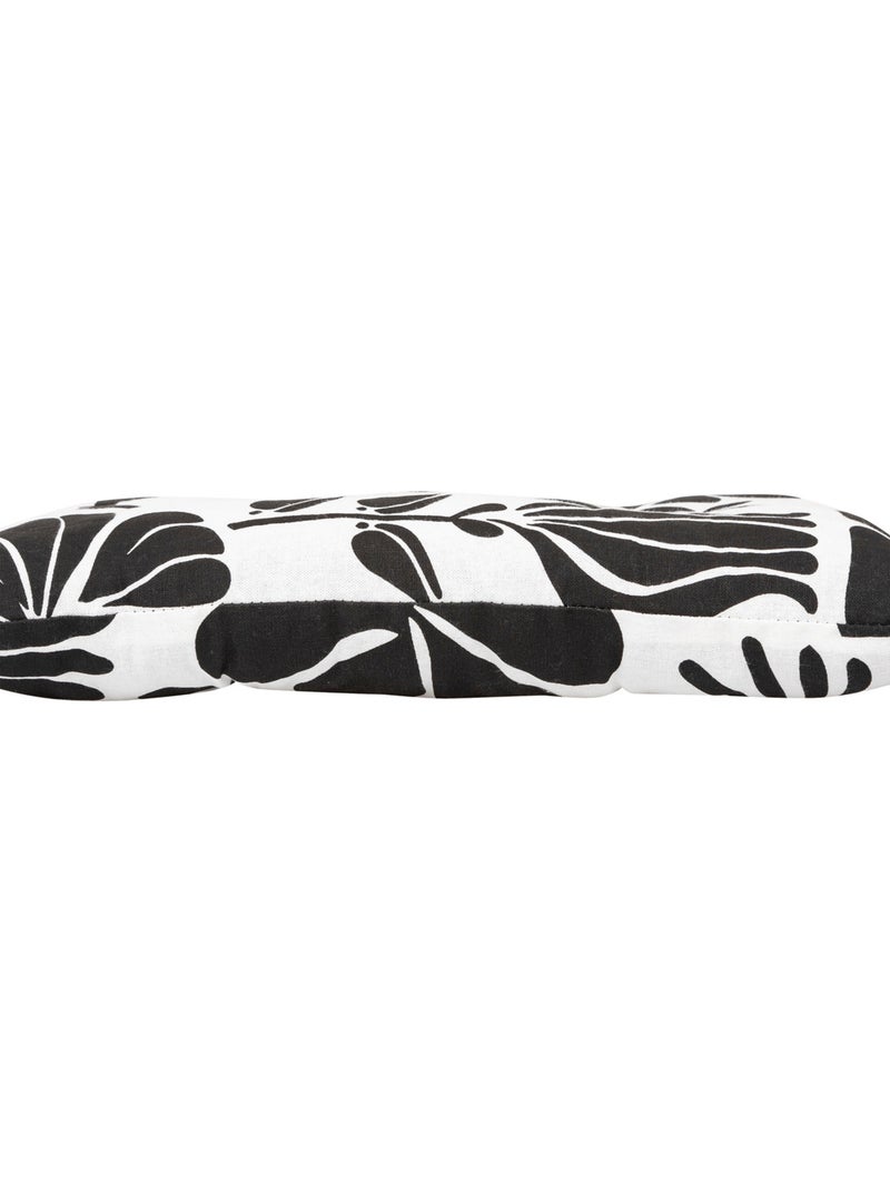 Galette de chaise TWISTED LIME Noir Blanc - Kiabi