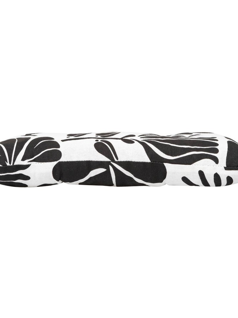 Galette de chaise TWISTED LIME Noir Blanc - Kiabi