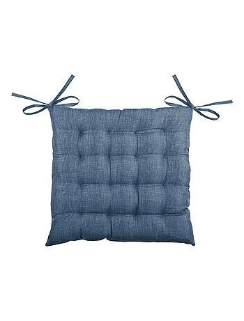 Galette de chaise unie en 16 points