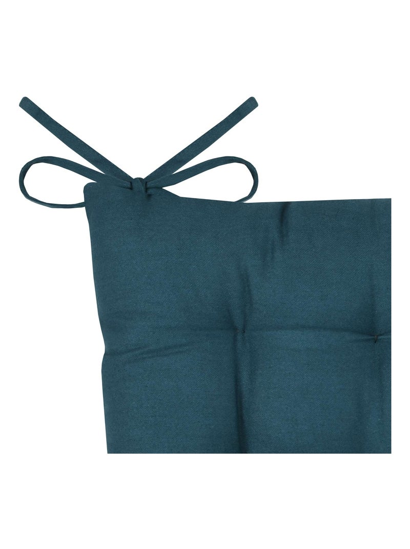 Galette de chaise unie et classique Vert émeraude - Kiabi