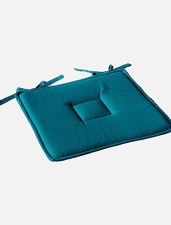 Galette plate unie avec passepoil et nouettes