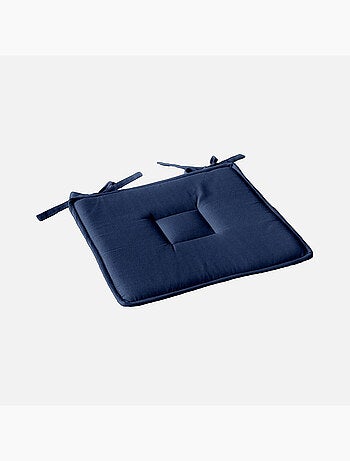 Galette plate unie avec passepoil et nouettes