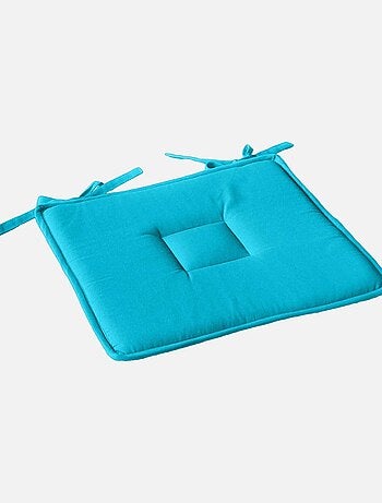 Galette plate unie avec passepoil et nouettes