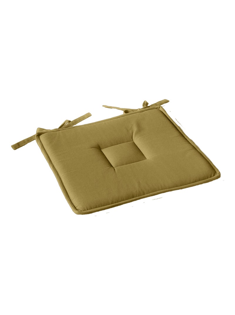 Galette plate unie avec passepoil et nouettes Bronze - Kiabi