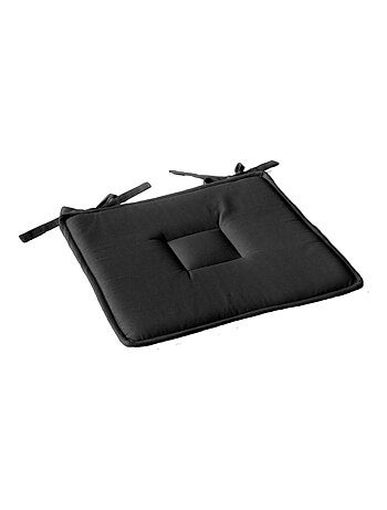 Galette plate unie avec passepoil et nouettes