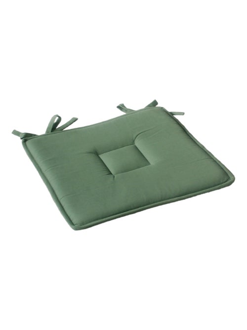 Galette plate unie avec passepoil et nouettes - Kiabi