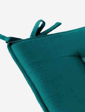 Galette plate unie avec passepoil et nouettes