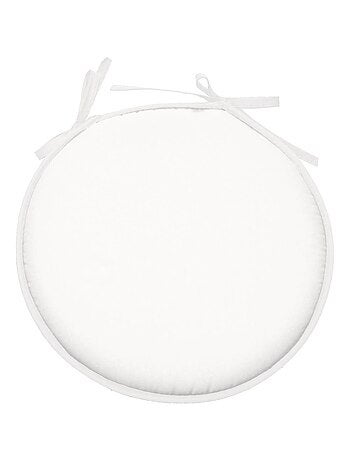 Galette ronde en polyester couleur uni