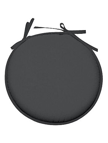 Galette ronde en polyester couleur uni