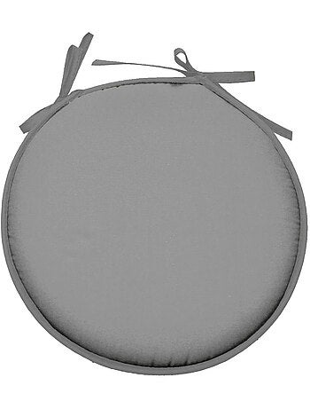 Galette ronde en polyester couleur uni