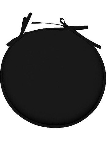 Galette ronde en polyester couleur uni