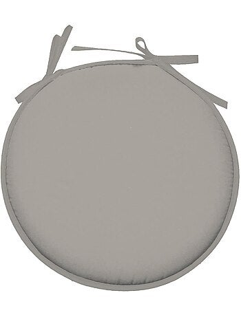 Galette ronde en polyester couleur uni