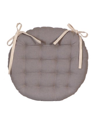 Galettes de chaise rondes bicolores, lot par 2 - DYLREV