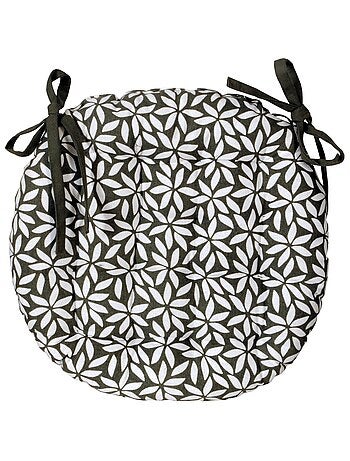 Galettes de chaise rondes bicolores, lot par 2 - DYLREV