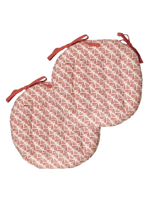 Galettes de chaise rondes bicolores, lot par 2 - DYLREV - Kiabi