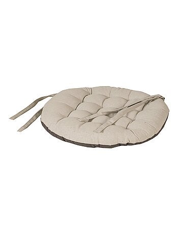 Galettes de chaise rondes bicolores, lot par 4 - DYLREV