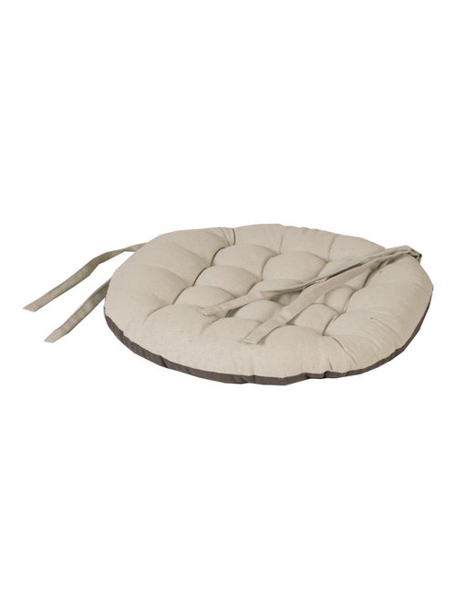 Galettes de chaise rondes bicolores, lot par 4 - DYLREV - Kiabi