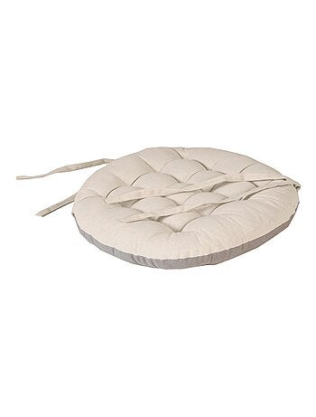 Galettes de chaise rondes bicolores, lot par 4 - DYLREV