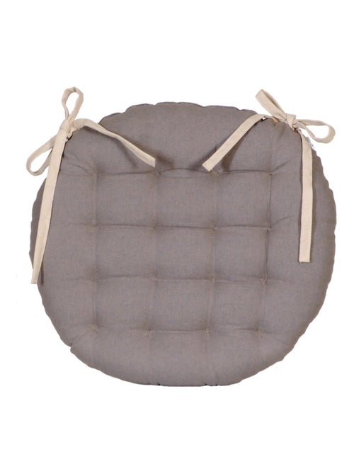 Galettes de chaise rondes bicolores, lot par 4 - DYLREV - Kiabi