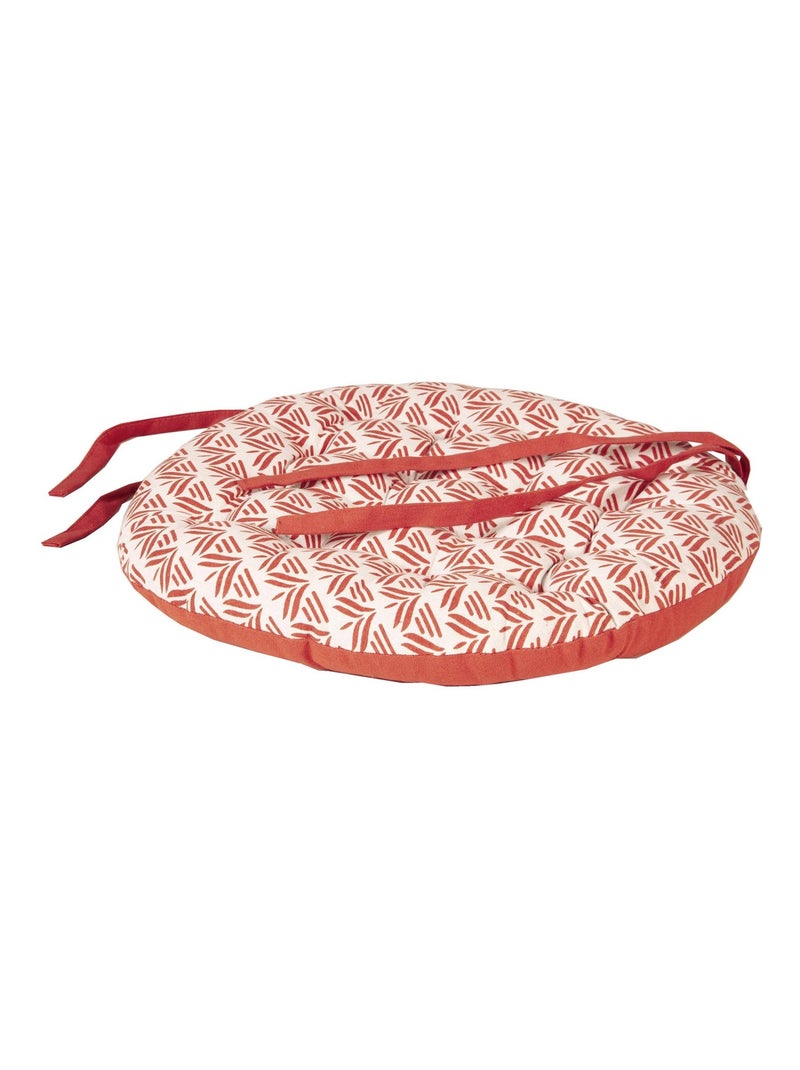 Galettes de chaise rondes bicolores, lot par 4 - DYLREV Terracotta - Kiabi