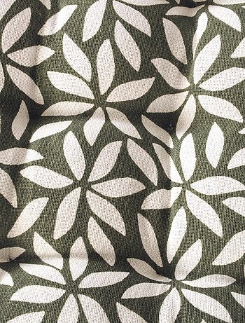 Galettes de chaise rondes bicolores, lot par 6 - DYLREV