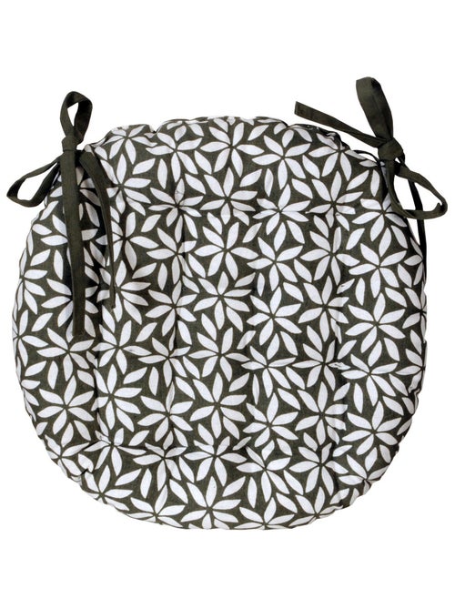 Galettes de chaise rondes bicolores, lot par 6 - DYLREV - Kiabi