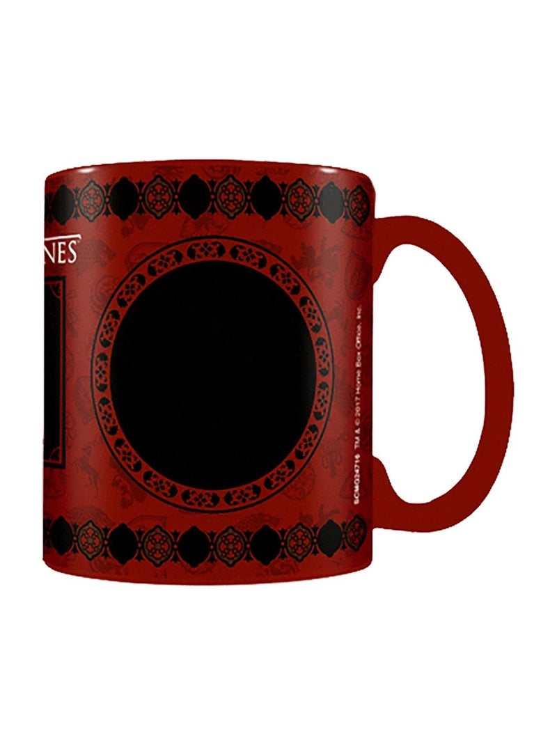 Game of Thrones - Mug thermoréactif motif/style Lannister Rouge - Kiabi