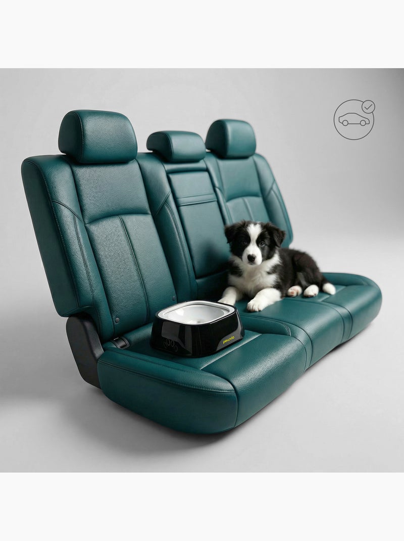 Gamelle Anti Éclaboussures Chien PELUVIO Ripple - 1L - Bol d'eau de Flottabilité -  Voyage, Maison Noir - Kiabi