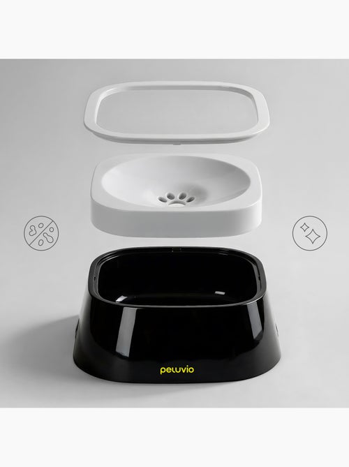 Gamelle Anti Éclaboussures Chien PELUVIO Ripple - 1L - Bol d'eau de Flottabilité - Voyage, Maison - Kiabi Gamelle Anti Éclaboussures Chien PELUVIO Ripple - 1L - Bol d'eau de Flottabilité - Voyage, Maison - Kiabi