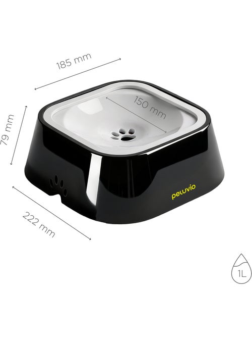 Gamelle Anti Éclaboussures Chien PELUVIO Ripple - 1L - Bol d'eau de Flottabilité - Voyage, Maison - Kiabi Gamelle Anti Éclaboussures Chien PELUVIO Ripple - 1L - Bol d'eau de Flottabilité - Voyage, Maison - Kiabi