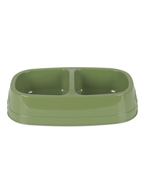 Gamelle double pour chien et chat en plastique CALI - Kiabi