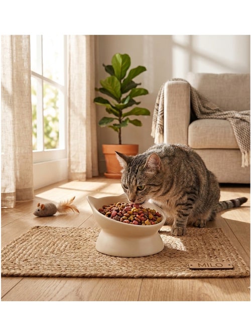 Gamelle ergonomique en céramique pour chat filou - Kiabi Gamelle ergonomique en céramique pour chat filou - Kiabi