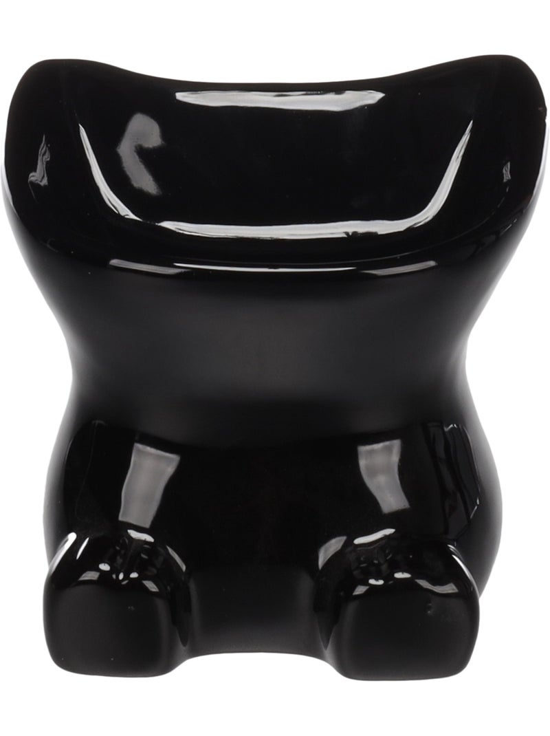 Gamelle pour chat nourriture et eau Dobby Noir - Kiabi