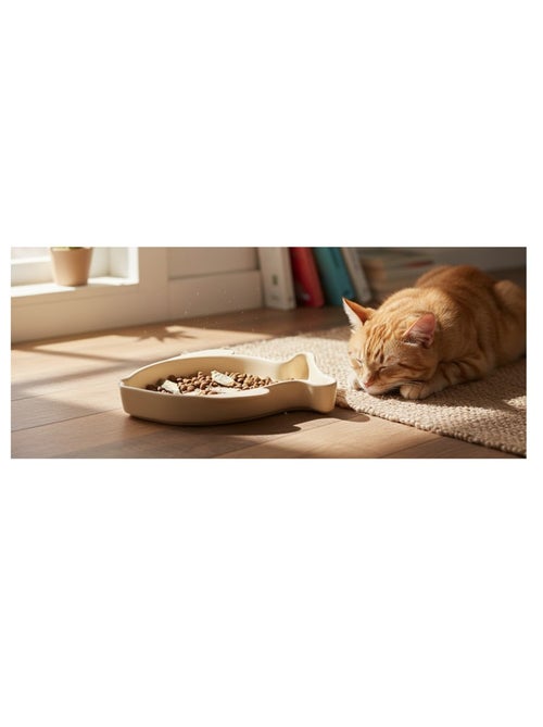 Gamelle pour chat nourriture et eau Fishie - Kiabi